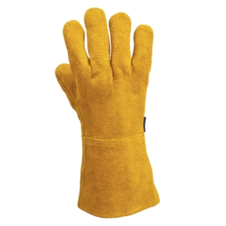 guantes de carnaza largos