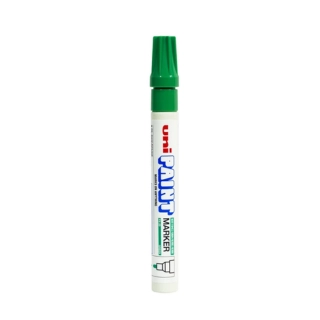 marcador uni paint px 20 verde