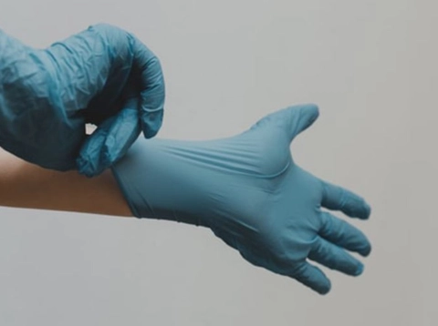 guantes esteriles de latex